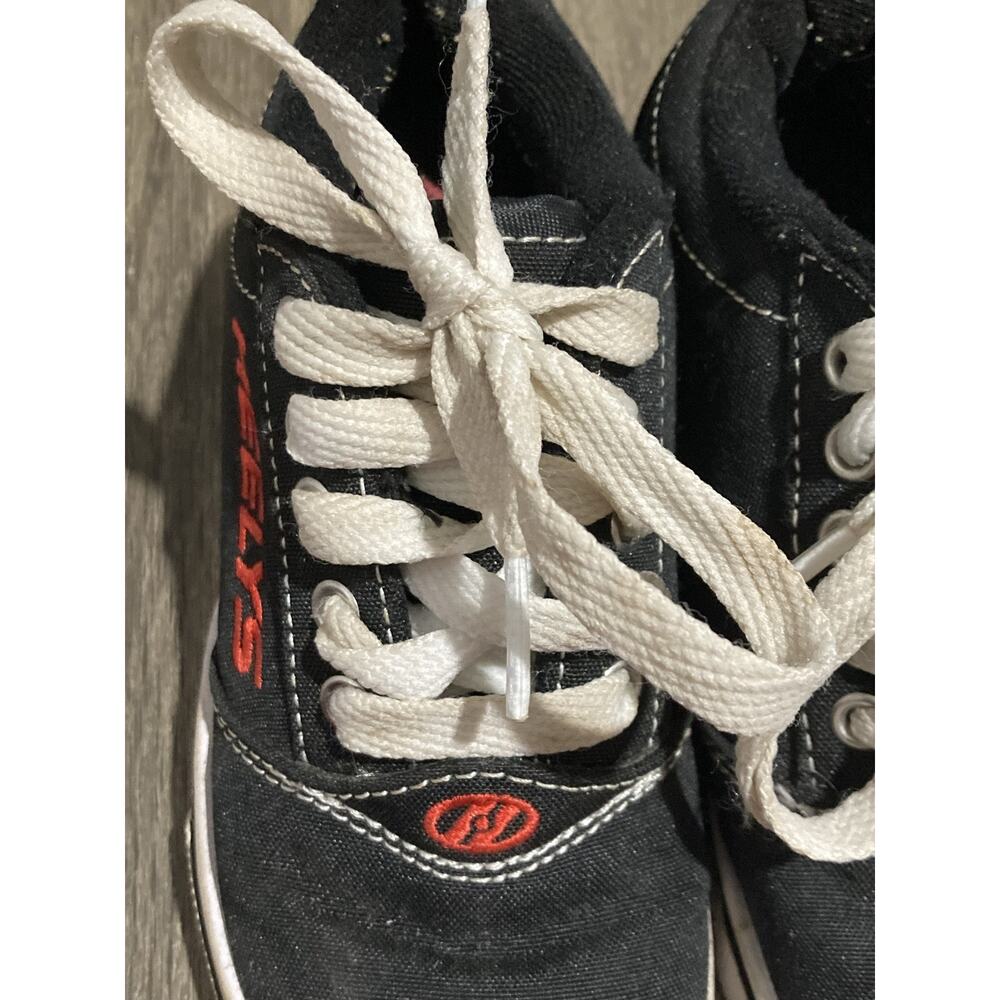 Heelys Shoes Unisex Kids Size 13 Black Heelys Pro HE100157 Canvas Wheels - Picture 5 of 13